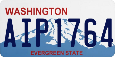 WA license plate AIP1764