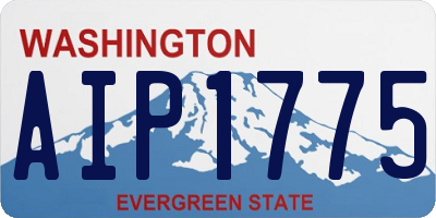 WA license plate AIP1775