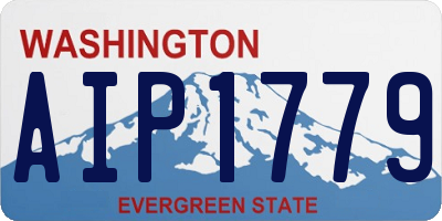 WA license plate AIP1779