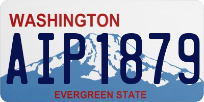 WA license plate AIP1879