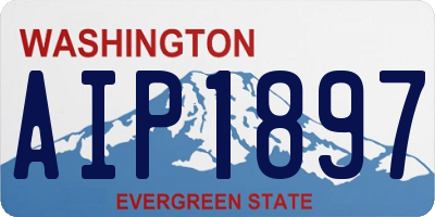 WA license plate AIP1897