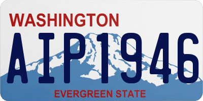 WA license plate AIP1946
