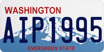 WA license plate AIP1995