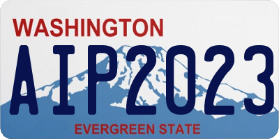 WA license plate AIP2023
