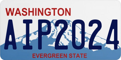 WA license plate AIP2024