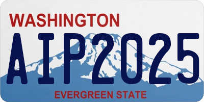 WA license plate AIP2025