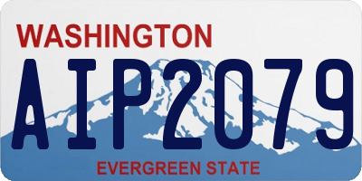 WA license plate AIP2079