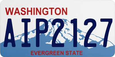 WA license plate AIP2127