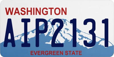 WA license plate AIP2131