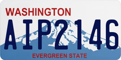 WA license plate AIP2146