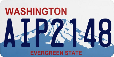 WA license plate AIP2148