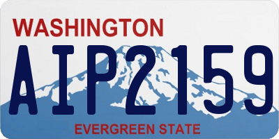WA license plate AIP2159