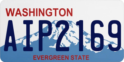 WA license plate AIP2169