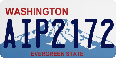 WA license plate AIP2172