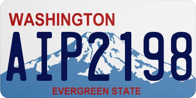 WA license plate AIP2198