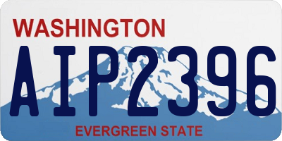 WA license plate AIP2396
