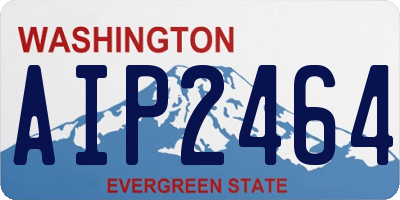 WA license plate AIP2464