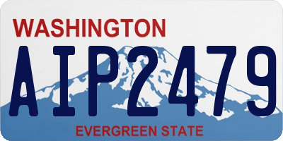 WA license plate AIP2479