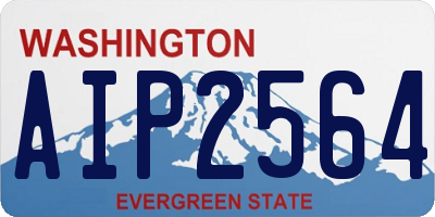 WA license plate AIP2564