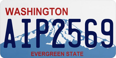 WA license plate AIP2569