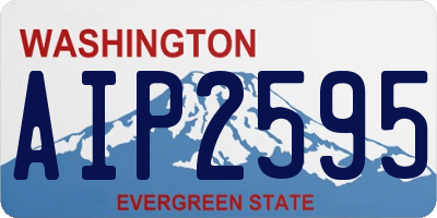 WA license plate AIP2595