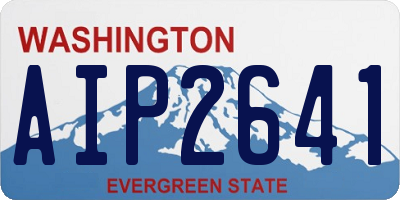 WA license plate AIP2641