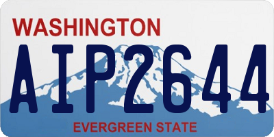 WA license plate AIP2644
