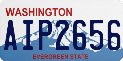 WA license plate AIP2656