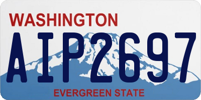 WA license plate AIP2697