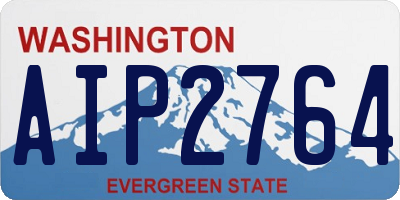 WA license plate AIP2764