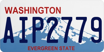 WA license plate AIP2779