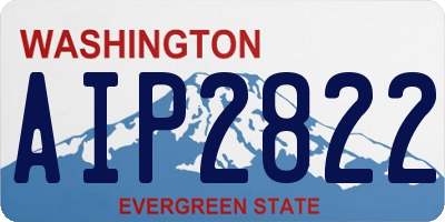 WA license plate AIP2822
