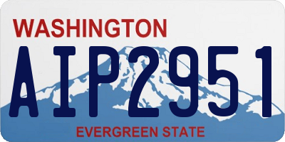 WA license plate AIP2951