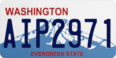 WA license plate AIP2971
