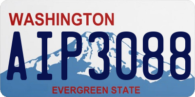 WA license plate AIP3088