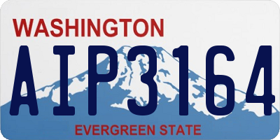 WA license plate AIP3164