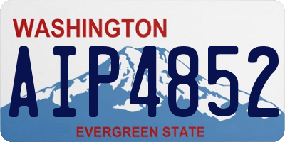 WA license plate AIP4852