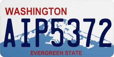 WA license plate AIP5372