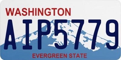 WA license plate AIP5779