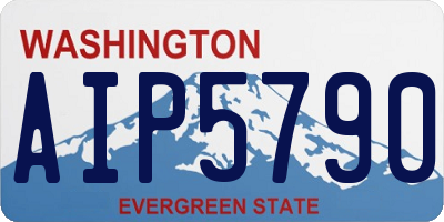 WA license plate AIP5790