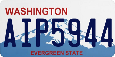 WA license plate AIP5944