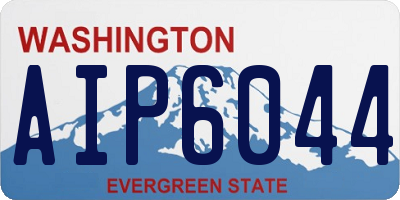 WA license plate AIP6044