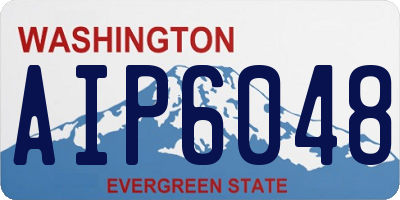 WA license plate AIP6048