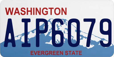 WA license plate AIP6079