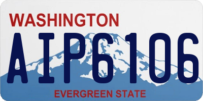 WA license plate AIP6106