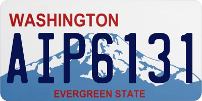 WA license plate AIP6131