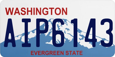 WA license plate AIP6143
