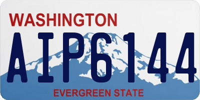 WA license plate AIP6144