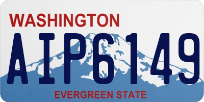 WA license plate AIP6149