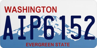 WA license plate AIP6152